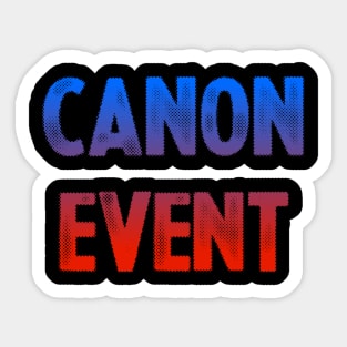 CANON EVENT : ACROSS THE MULTIVERSE DESIGN Sticker